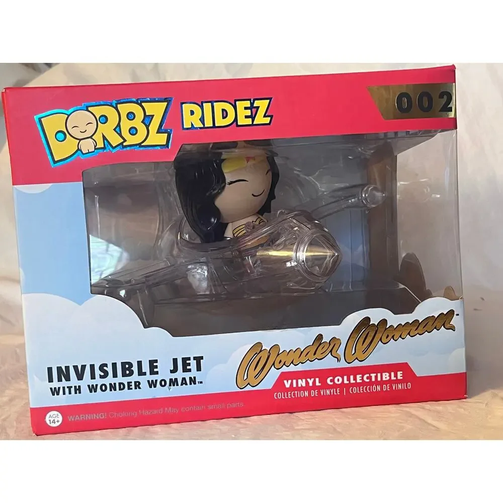 Funko Dorbz Ridez: DC Universe - Invisible Jet With Wonder Woman #002